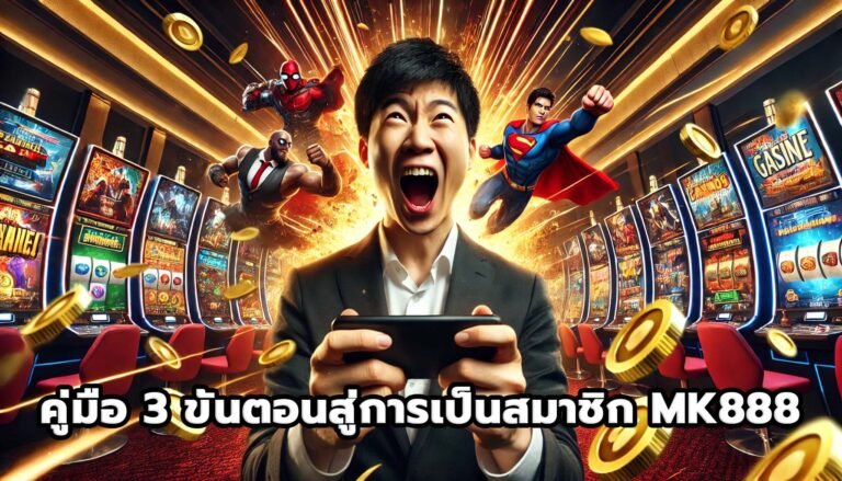 คู่มือ 3 ขั้นตอนสู่การเป็นสมาชิก MK888-9